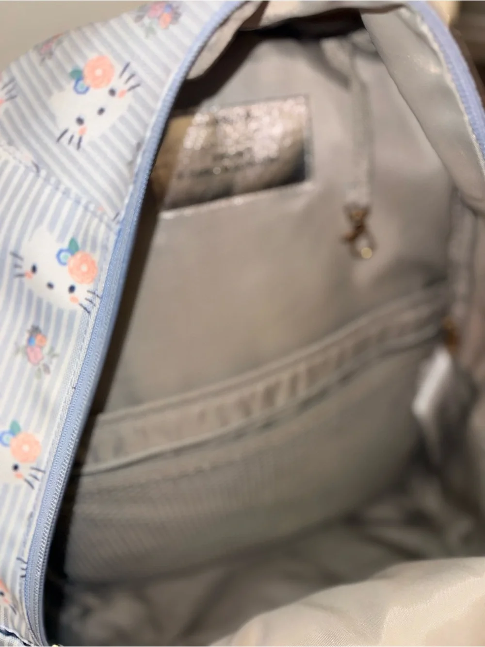 Pottery barn hello kitty Floral Bow Backpack and Lunch Bag Set - Pink & Blue - Picture 13 of 13